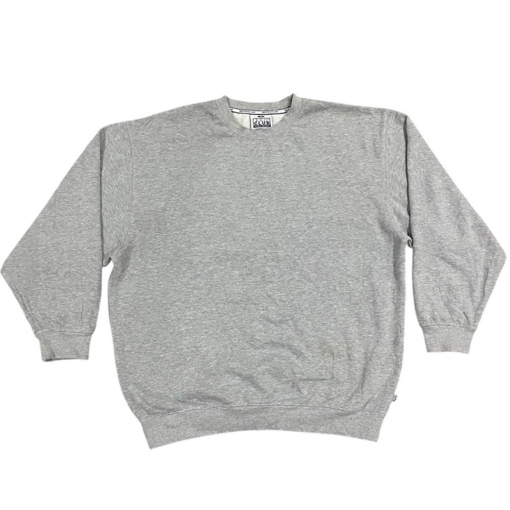 PRO-CLUB Men’s Gray Crewneck Medium
